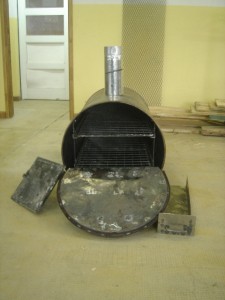 barrel oven metal work