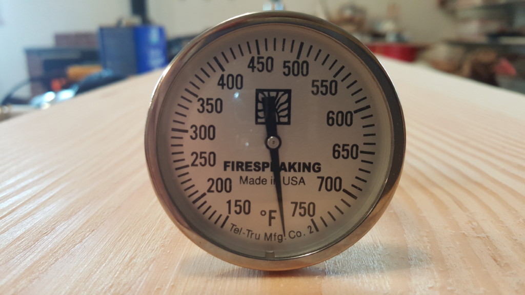 Oven Thermometer for WoodFyred Oven