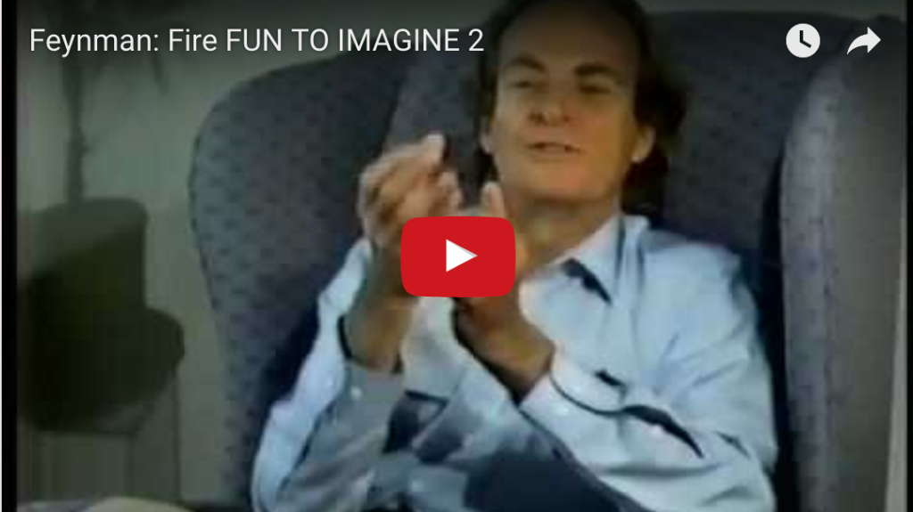 Richard Feynman Explains the Physics of Fire