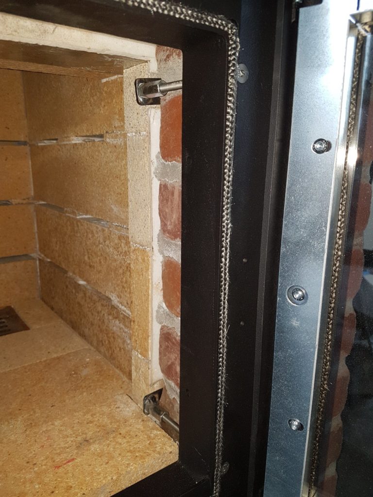 Masonry Heater Door Mounting Strategy