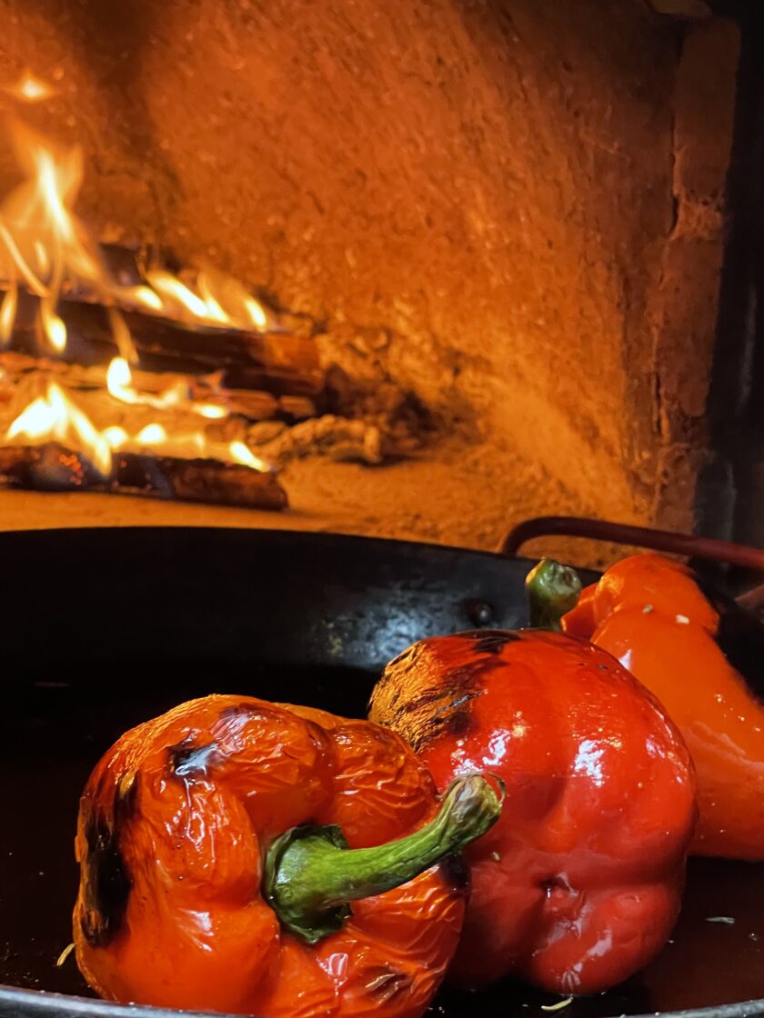 Cooking in the Bali Wood-Fired Oven