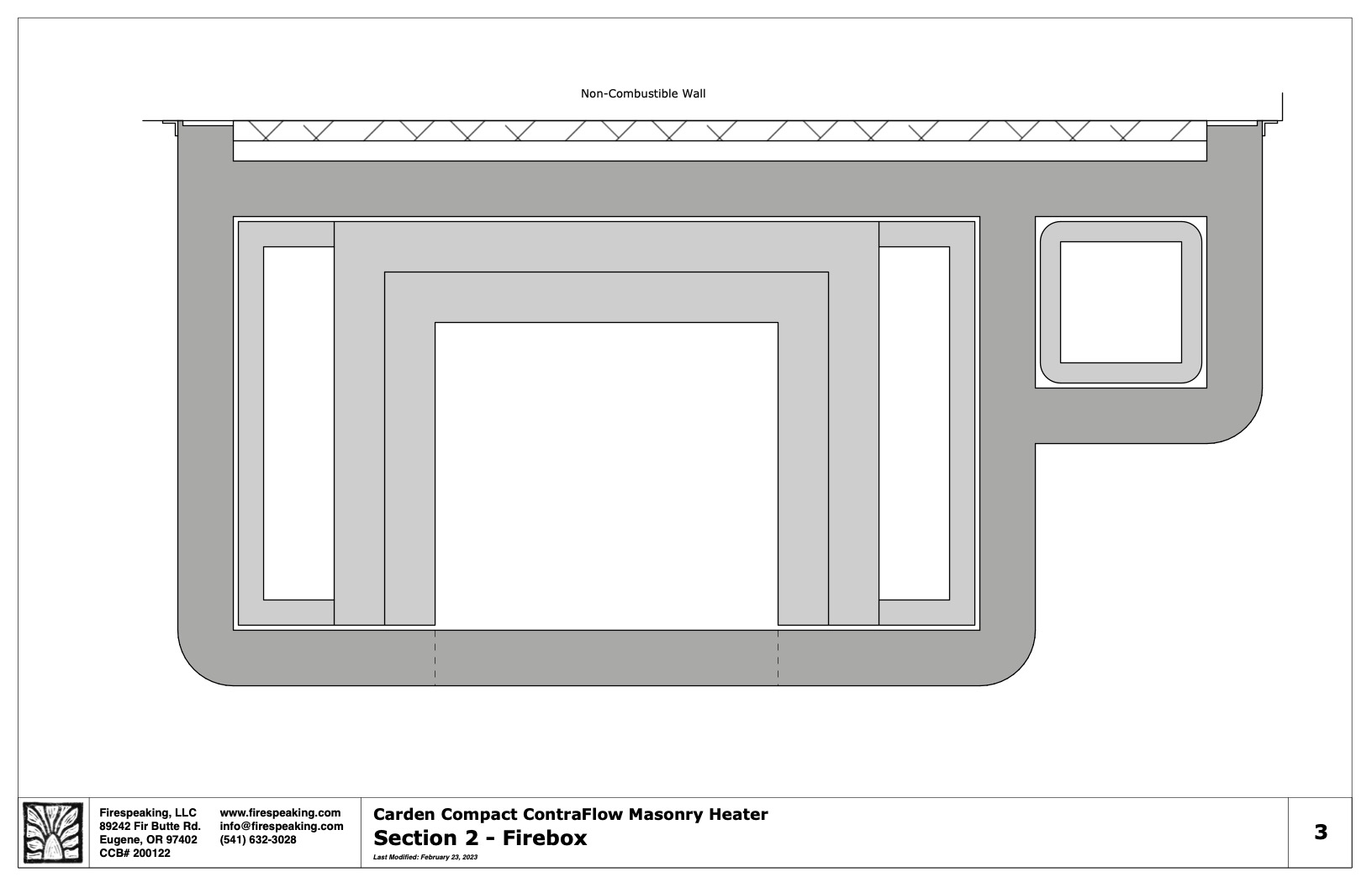 Compact Contraflow Masonry Heater - Firespeaking